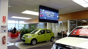 Automotive digital signage