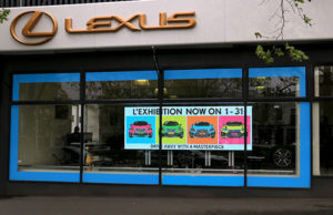 Indoor signage Lexus